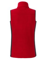 Fleece Weste Damen Rot